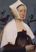 Hans Holbein With squirrels and birds swept Europe and the portrait of woman oil painting on canvas